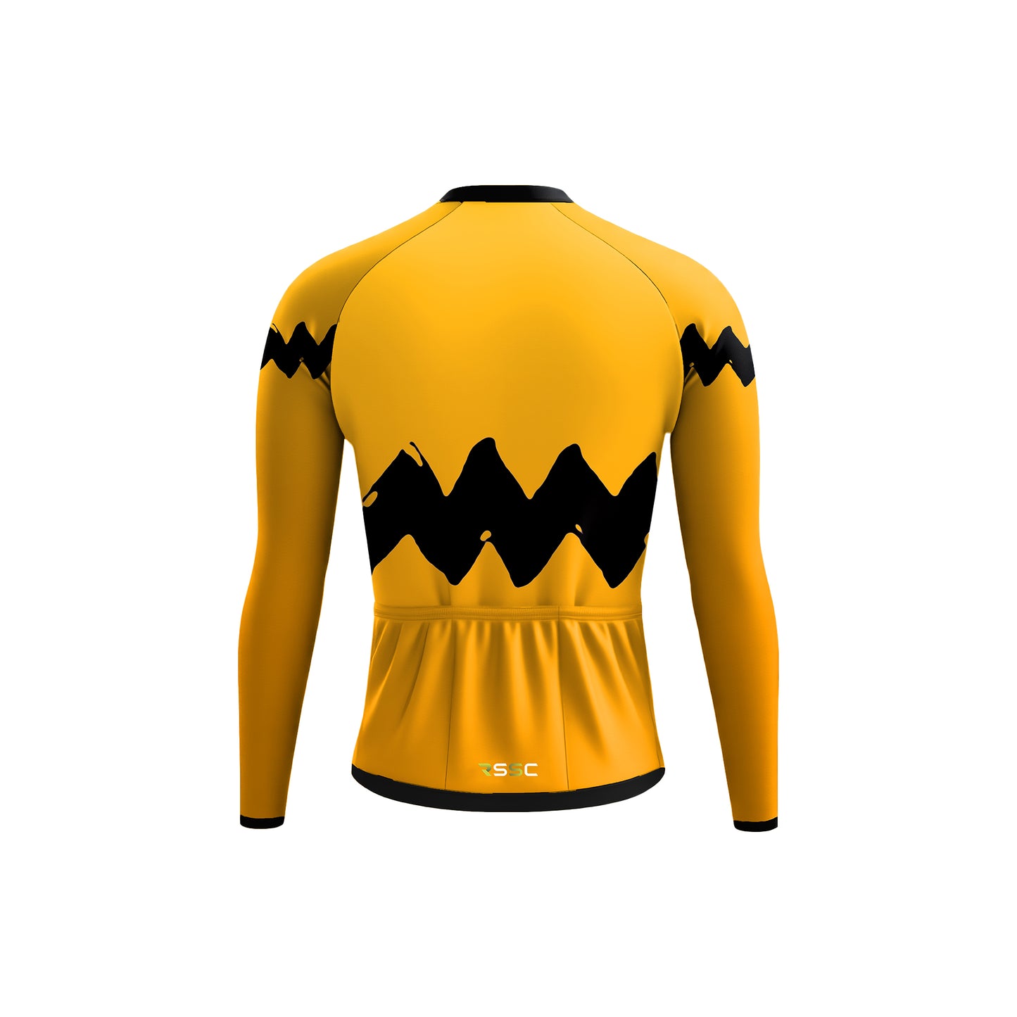 black wave Men's Long Sleeve Cycling Kit