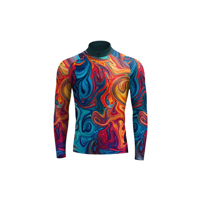 Tenue de cyclisme à manches longues pour homme Liquid Marble