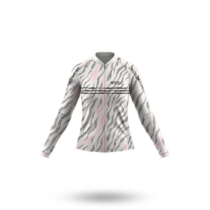 Tenue de cyclisme femme à manches longues Colorful Abstract Movement