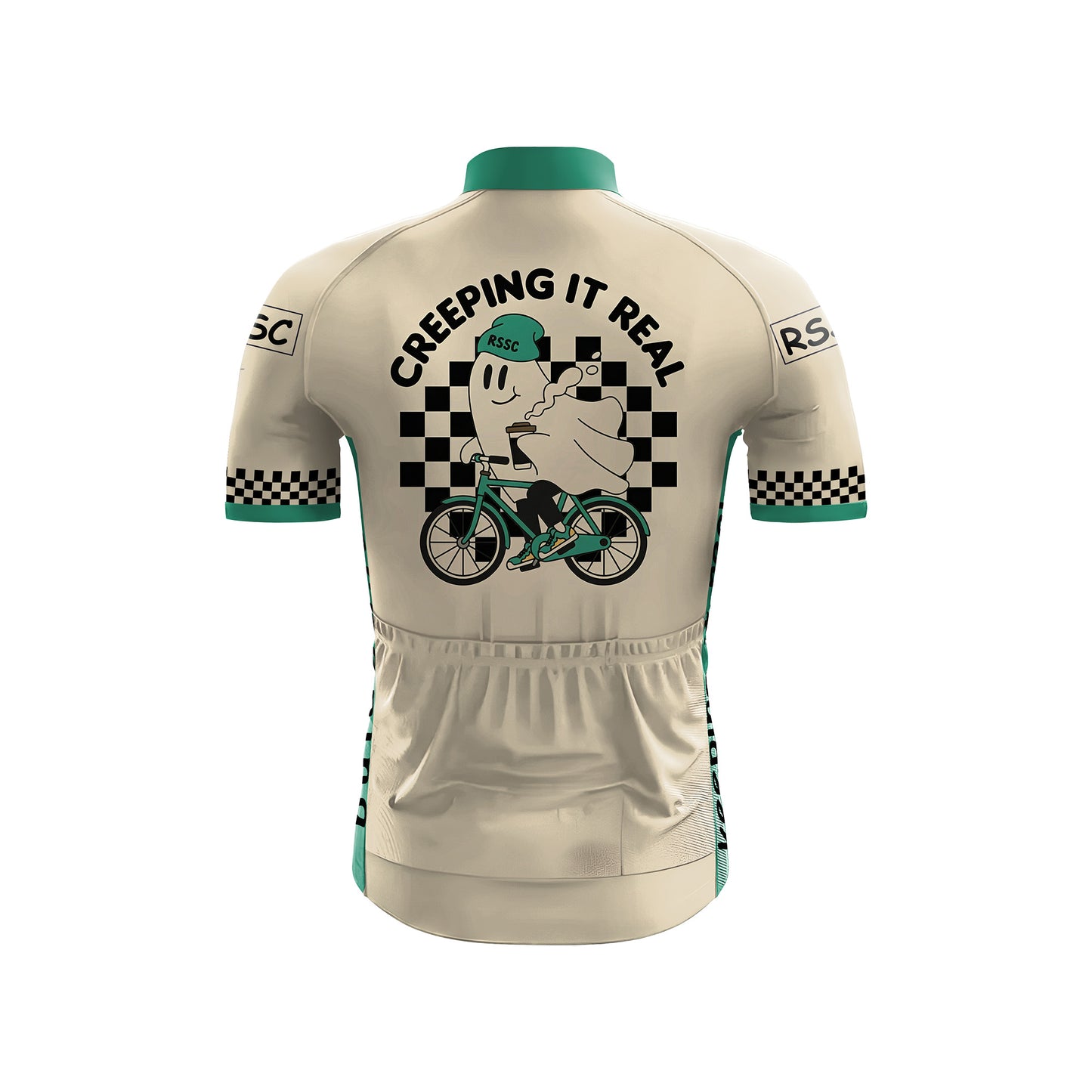 CREEPING IT REAL Men's Short Sleeve Cycling Kit