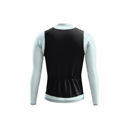 Elegant Thug Black Men's Long Sleeve Cycling Kit