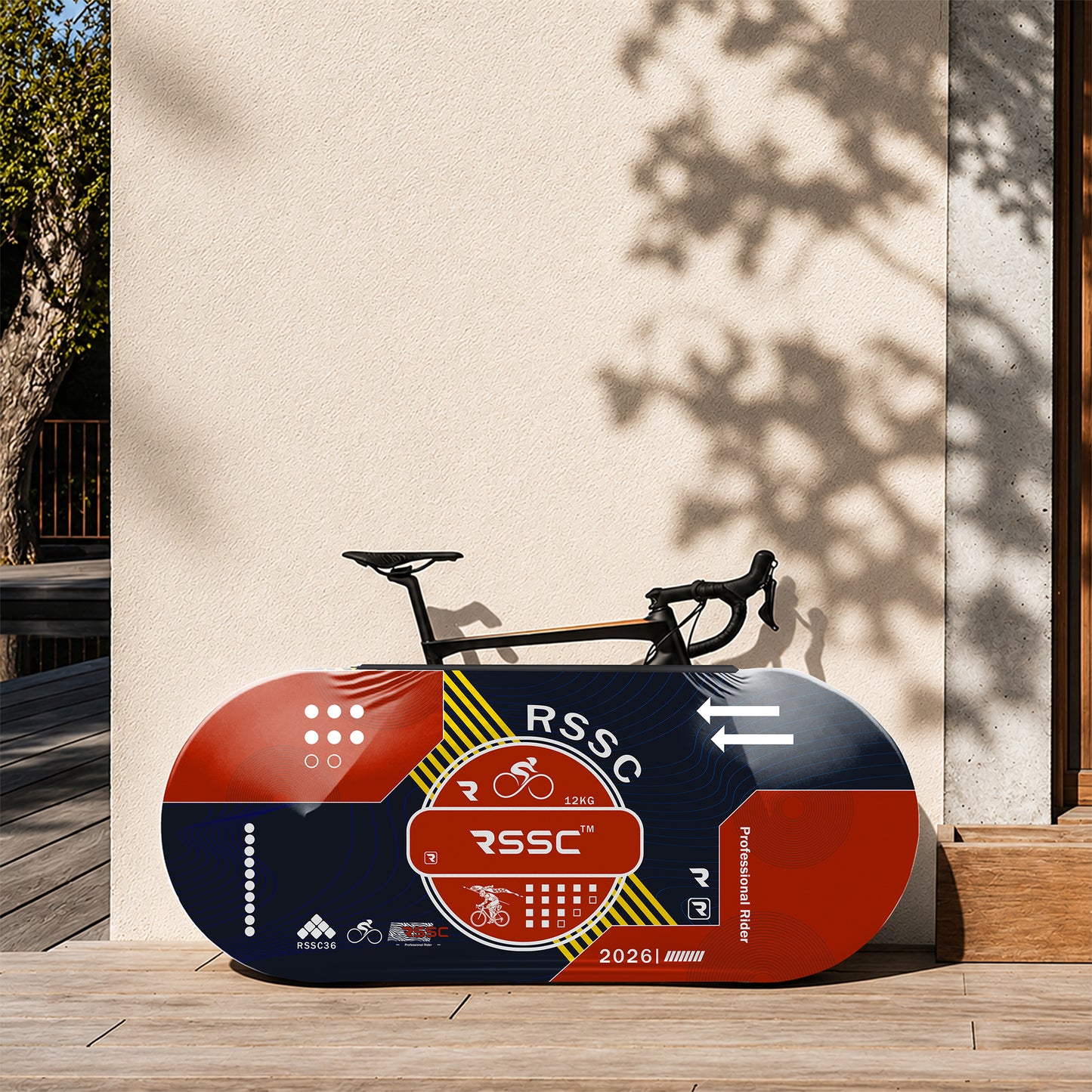 Rider Badge Bicycle Wheels Cover