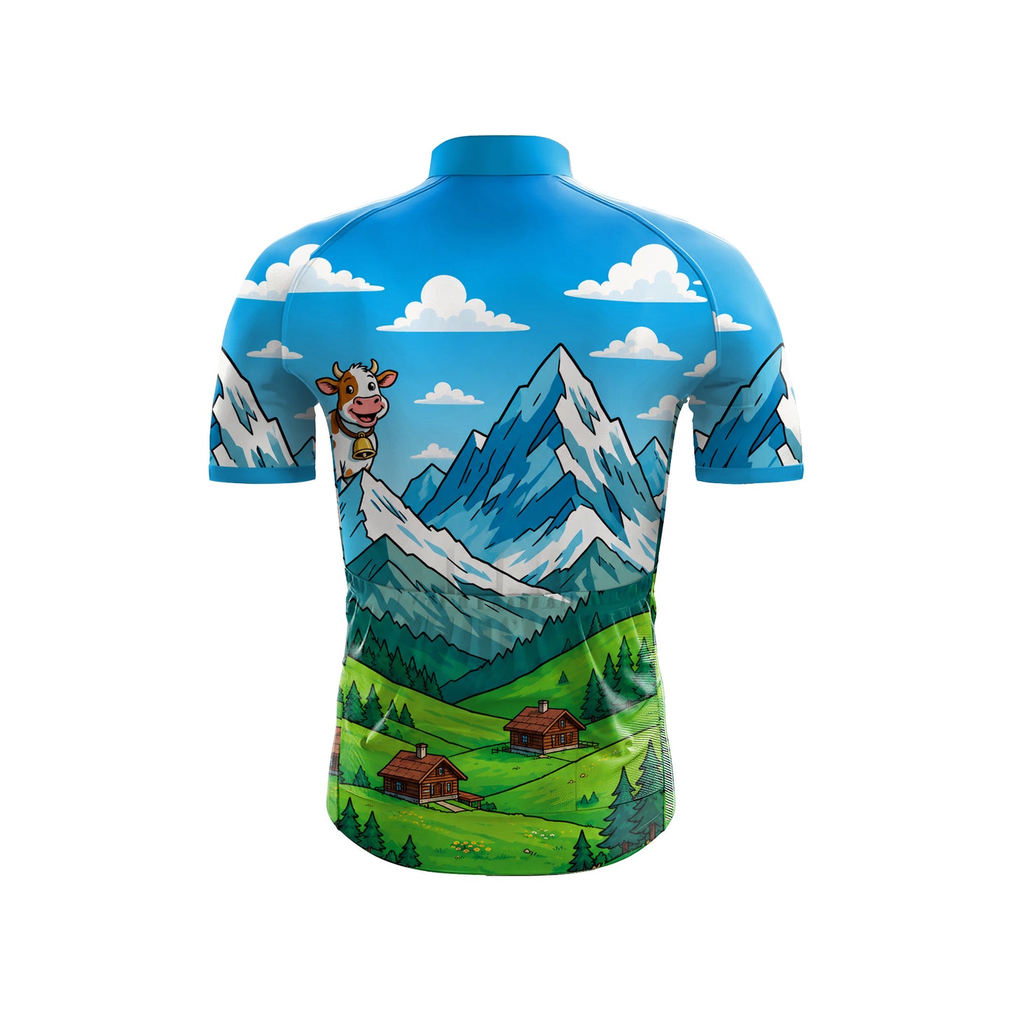 Cowbell climb Men's Short Sleeve Cycling Kit
