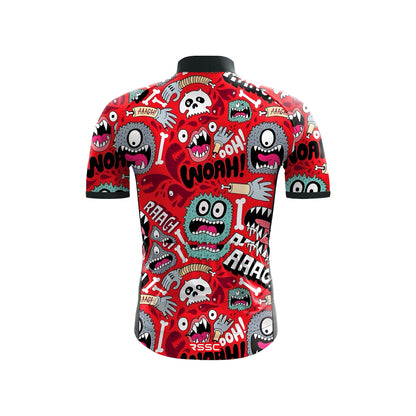 Screaming Graphic Men's Short Sleeve Cycling Kit