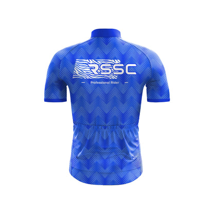 Digital Cobalt Men's Short Sleeve Cycling Kit