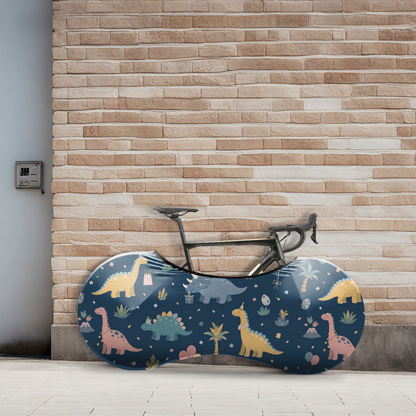 Dinosaur Pattern Bicycle Wheels Cover