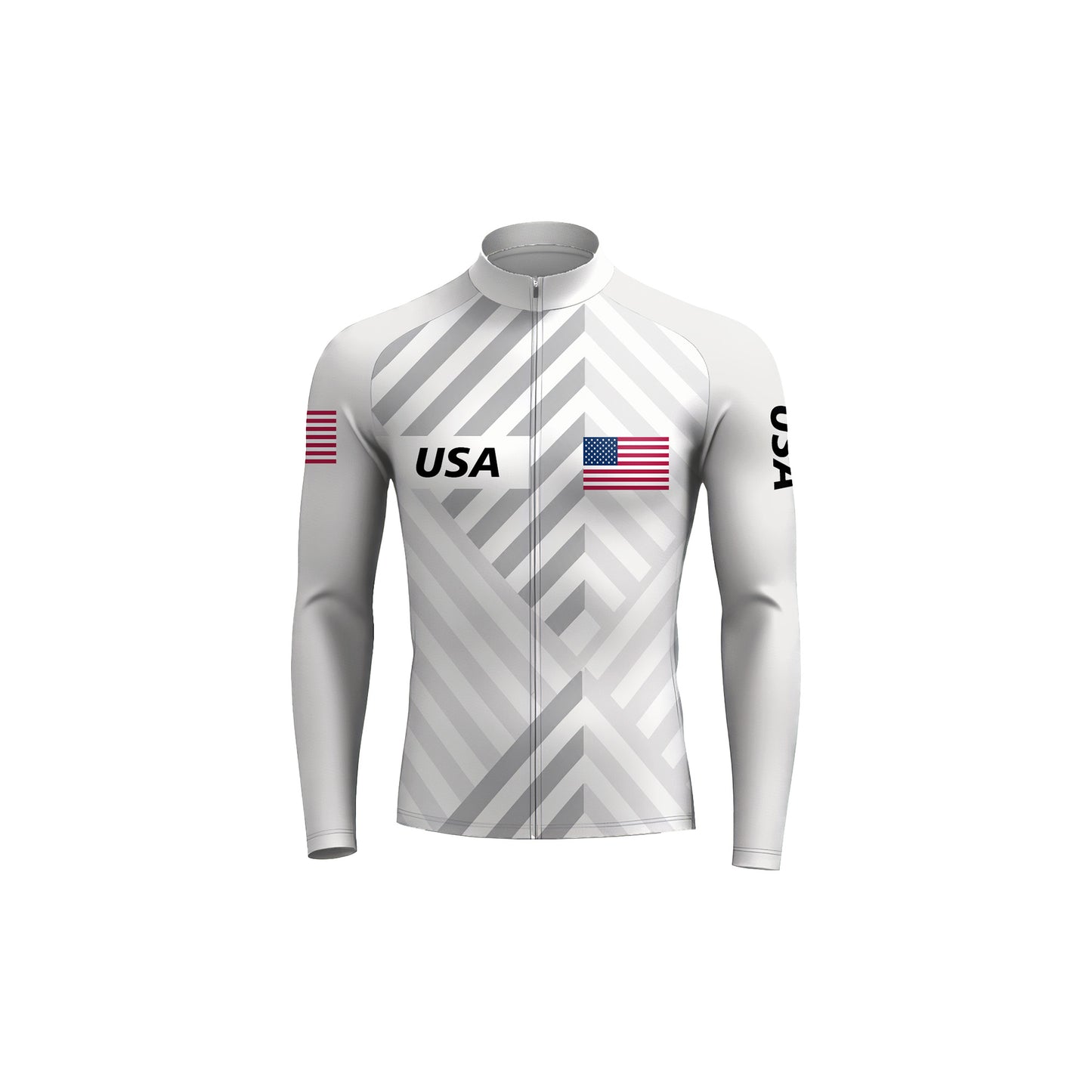 USA Men's Long Sleeve Cycling Kit