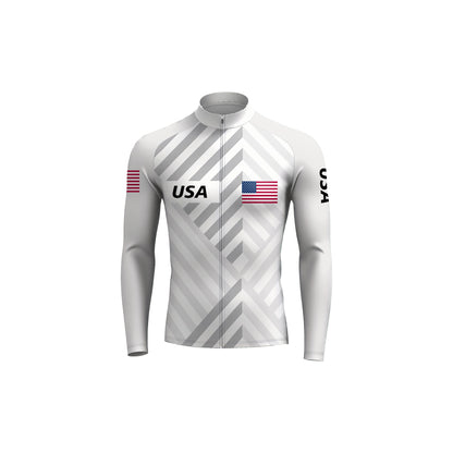 USA Men's Long Sleeve Cycling Kit
