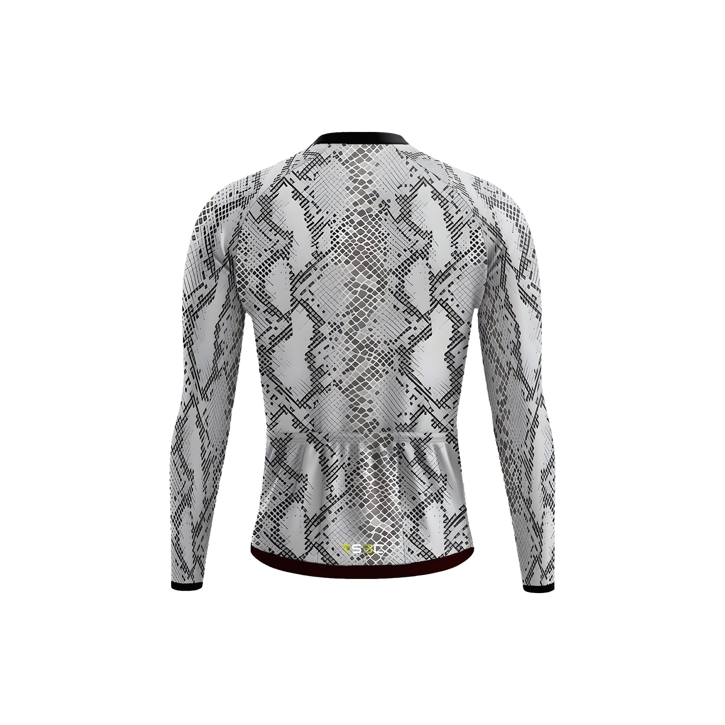 Python-like pattern Men's Long Sleeve Cycling Kit