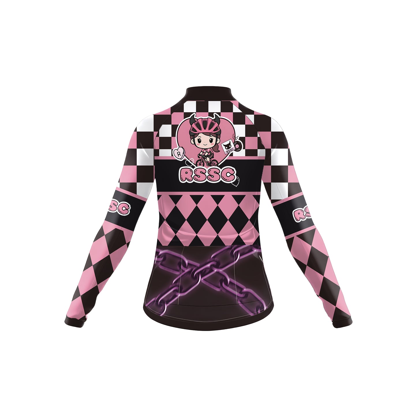 The Punk Blossom Women's Long Sleeve Cycling Kit