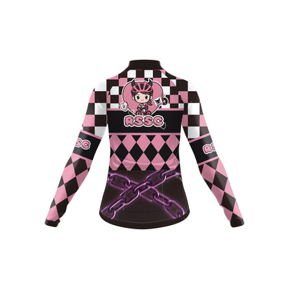 The Punk Blossom Women's Long Sleeve Cycling Kit