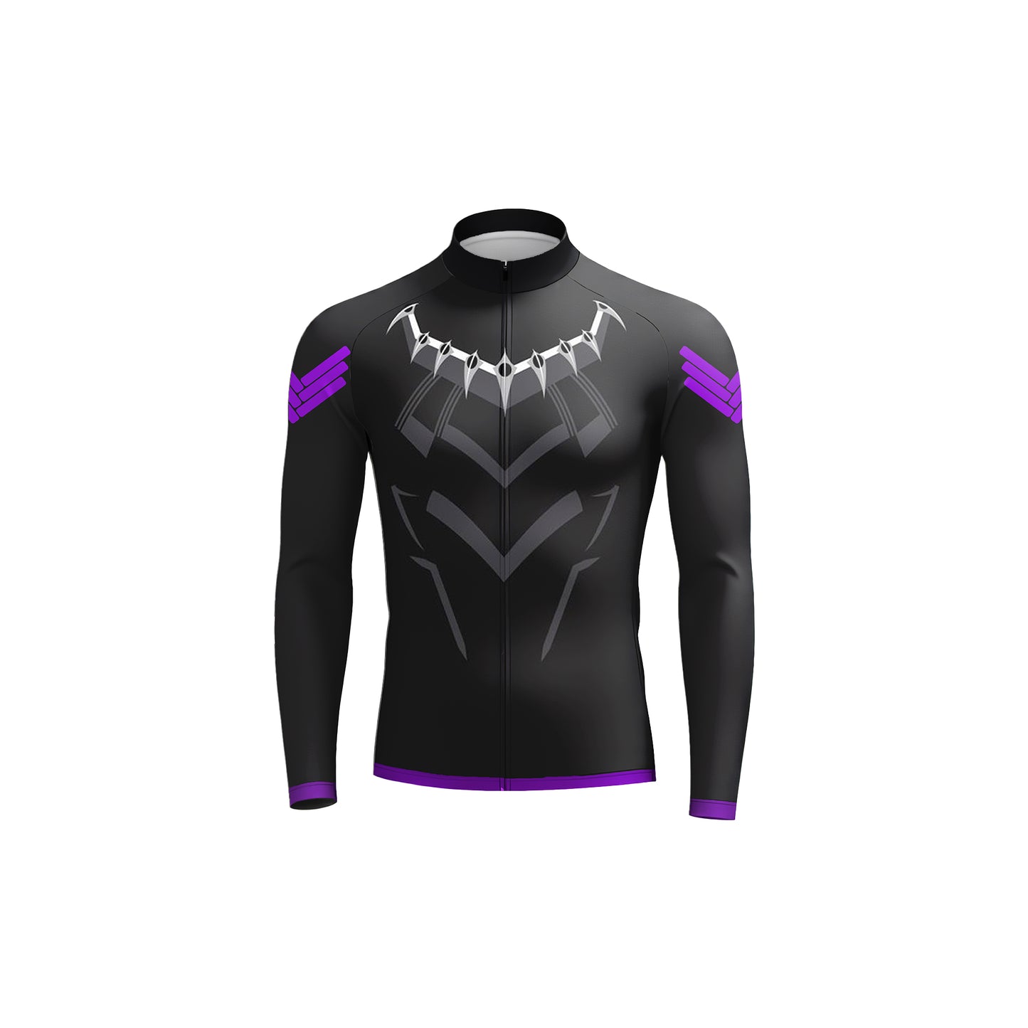 Vibranium Battle Suit Men's Long Sleeve Cycling Kit