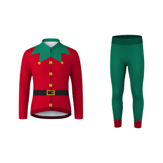 Christmas Elf Kid's Cycling Kit