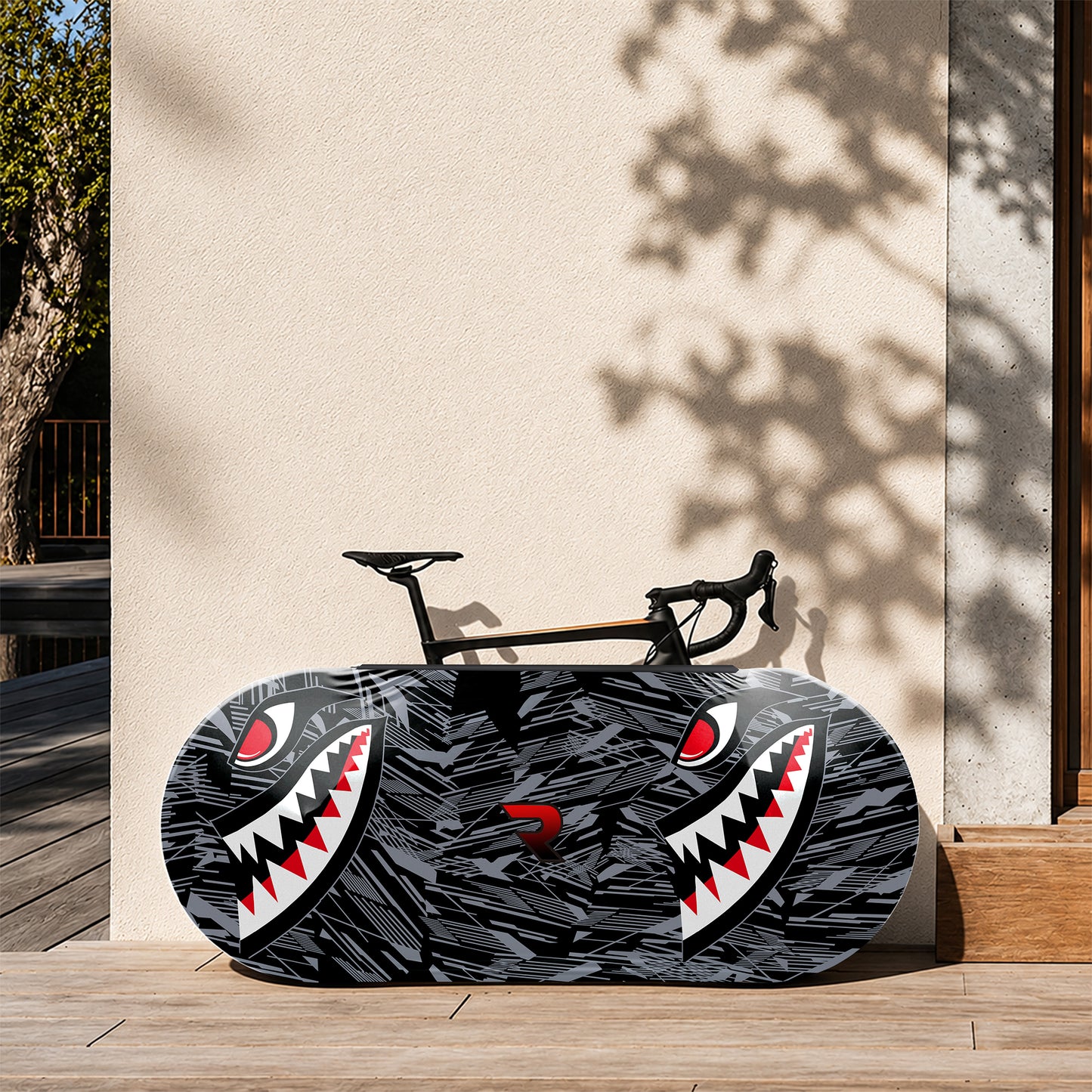 Classic Shark Bicycle Wheels Cover
