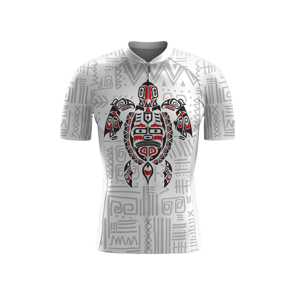 Conjunto de ciclismo de manga corta para hombre «Tortuga nativa haida»