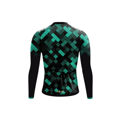 Fearless Green Men's Long Sleeve Cycling Kit