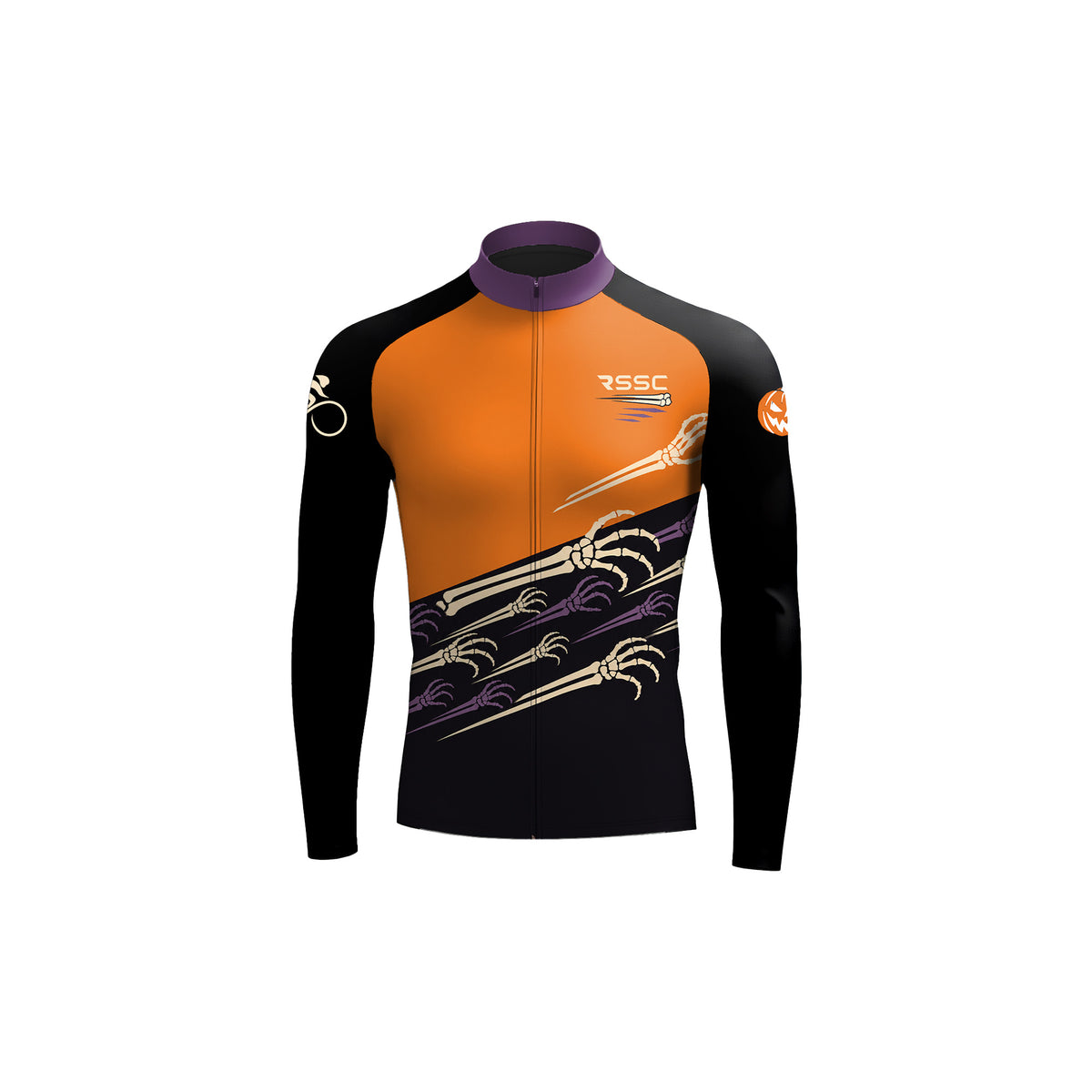 Bone Grab Langarm-Radtrikot für Herren