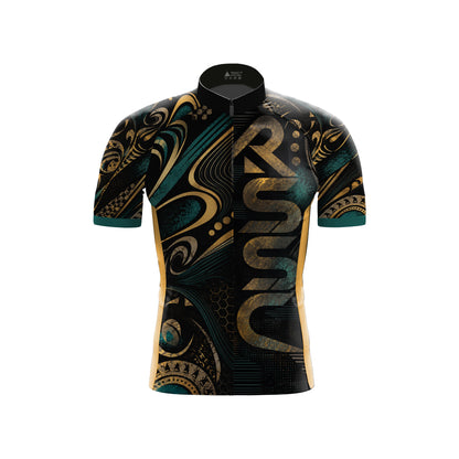 Gilded Vortex Men's Short Sleeve Cycling Kit