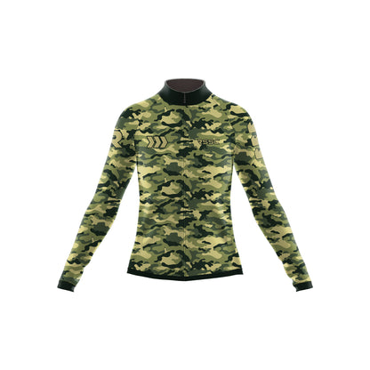 Olive Terrain Women's Long Sleeve Cycling Kit