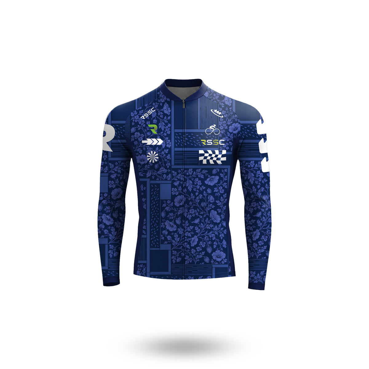 Indigo Poppy Men's Long Sleeve Cycling Kit
