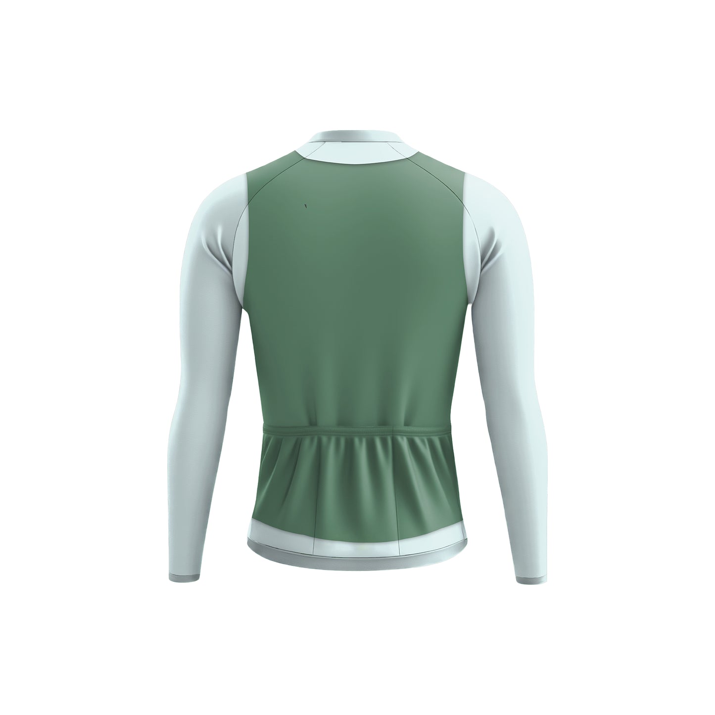 Elegant Thug Green Men's Long Sleeve Cycling Kit