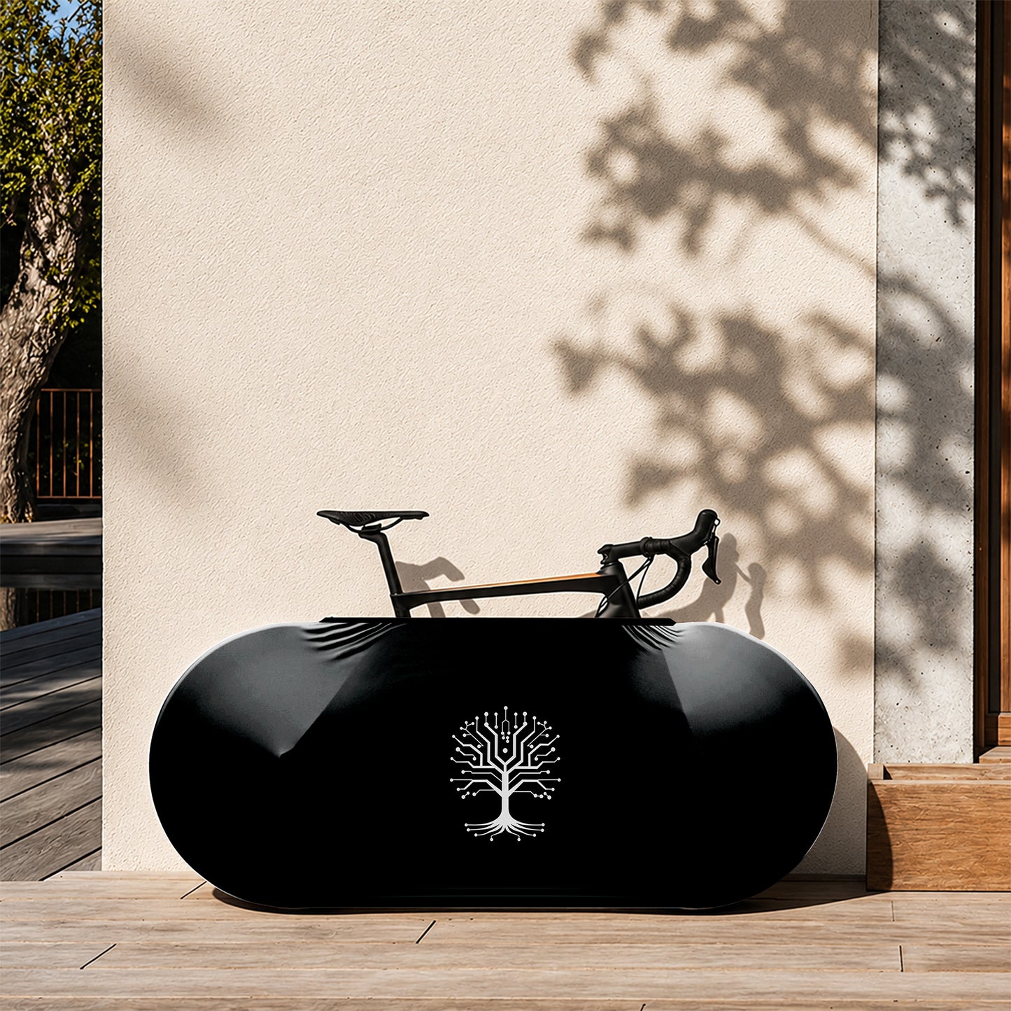 Technology Tree Bicycle Wheels Cover