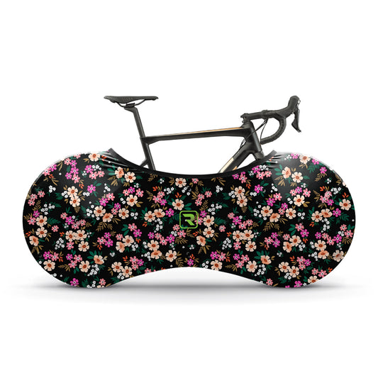 Small Colorful Flowers Bicycle Wheels Cover