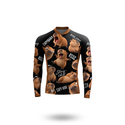 Bone Grab Langarm-Radtrikot für Herren