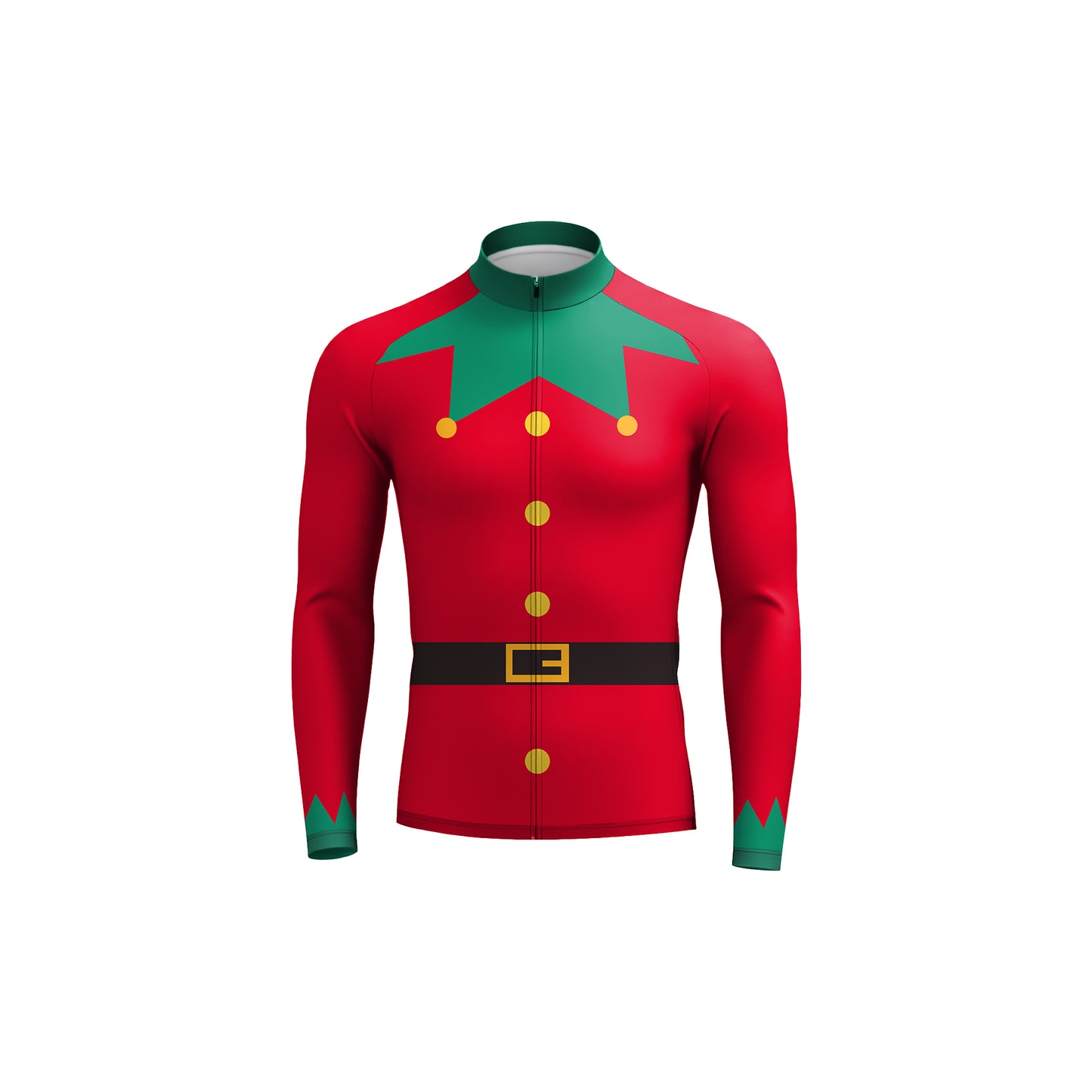 Christmas Elf Men's Long Sleeve Cycling Kit