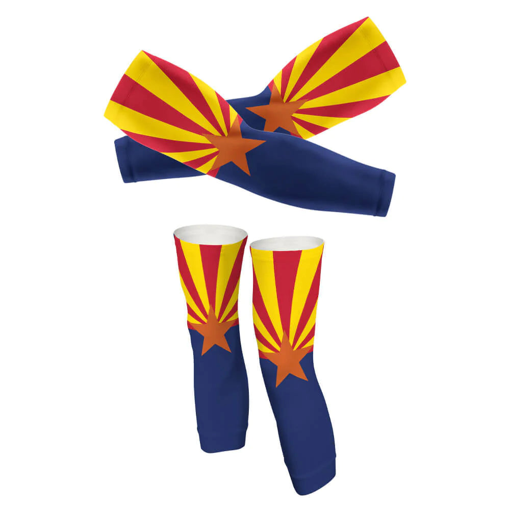 Arizona Flag Arm And Leg Sleeves