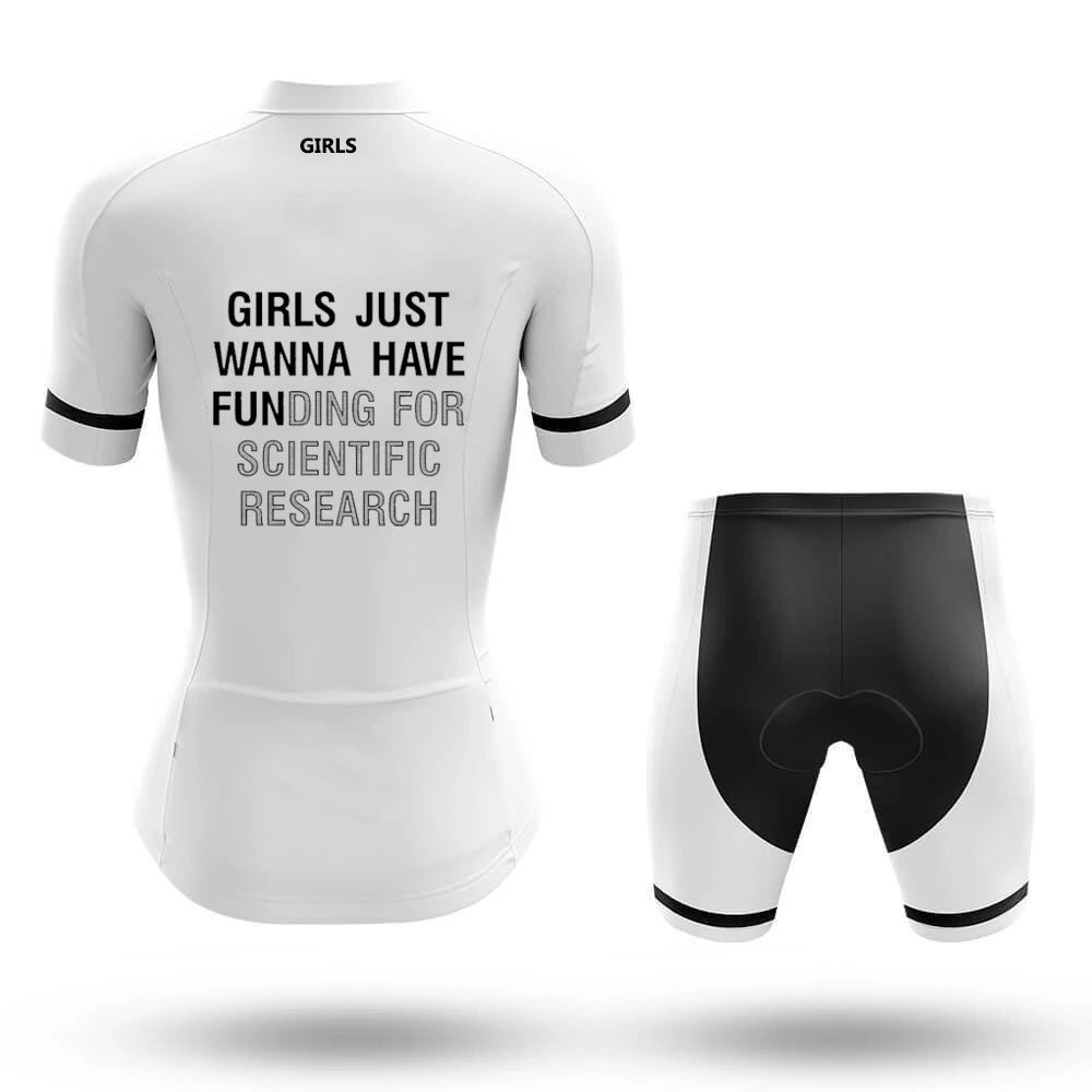 Girls Just Wanna Have Fun Women's Short Sleeve Cycling Kit