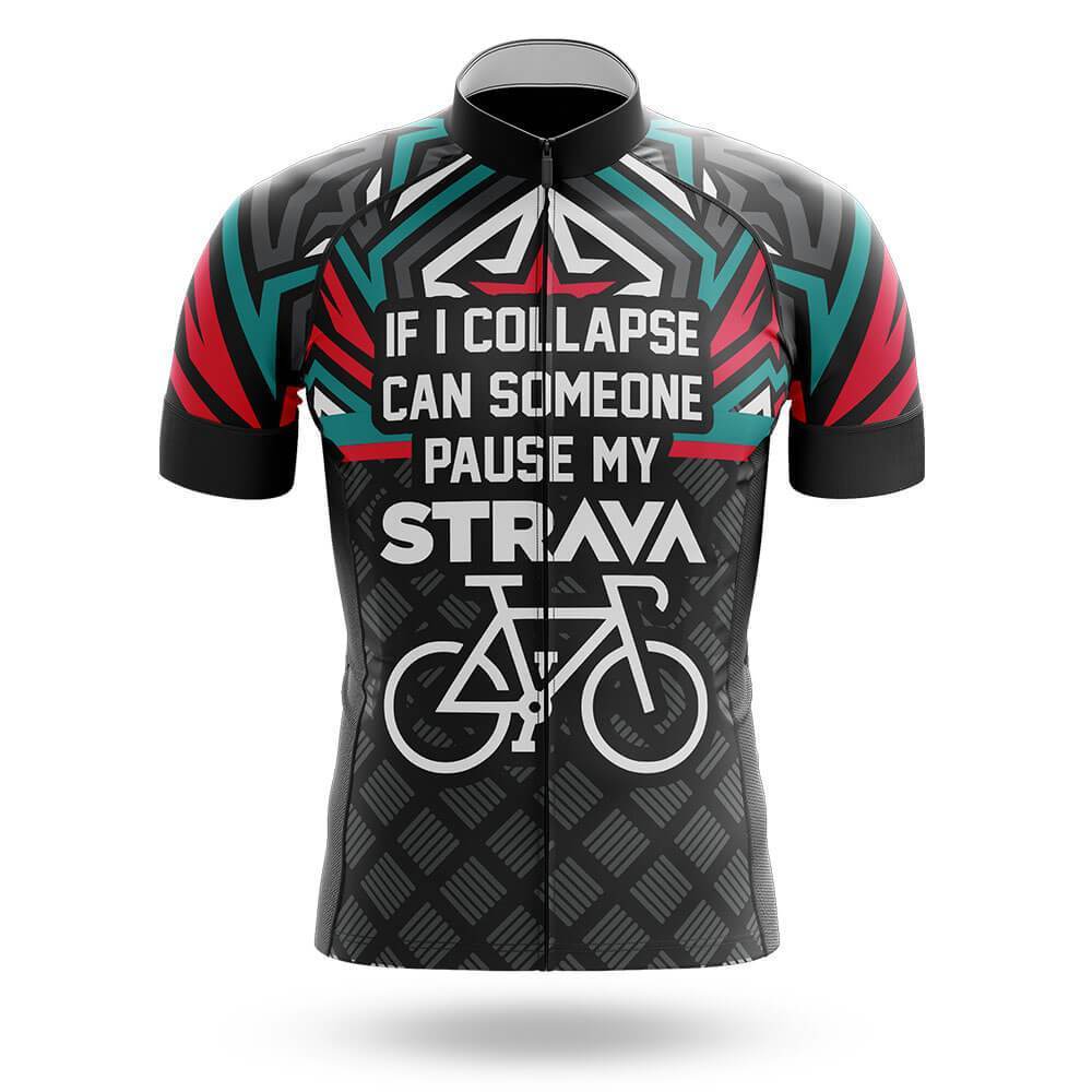 Pause My Strava Men's Short Sleeve Cycling Kit | Rsscsports