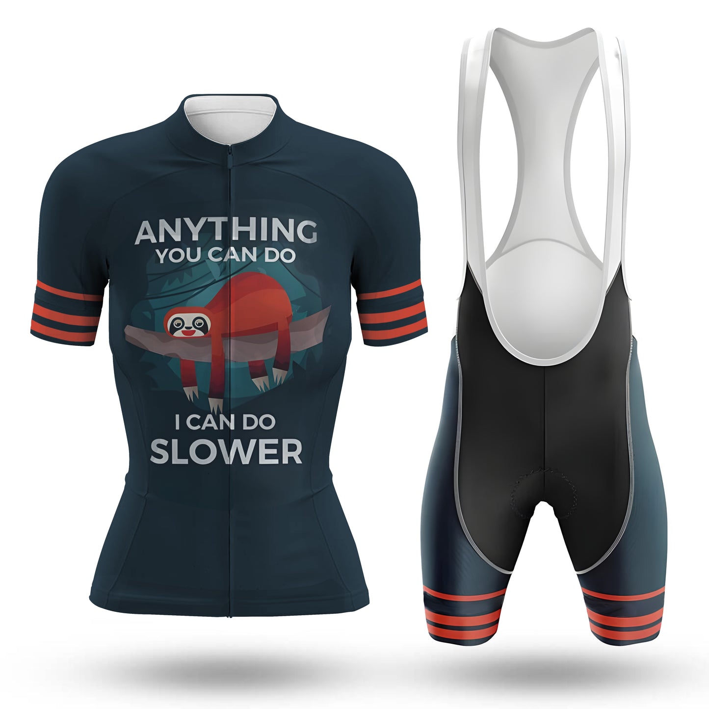 Sloth Can Do Slower Women's Short Sleeve Cycling Kit