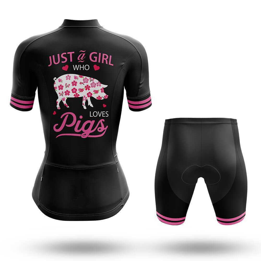 Love Pigs Women's Short Sleeve Cycling Kit