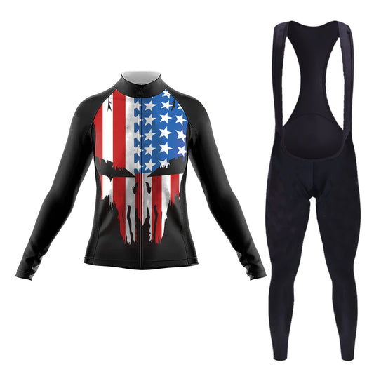 USA Women's Long Sleeve Cycling Kit