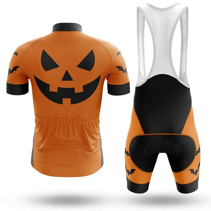 Halloween PUMPKIN FACE Men's Short Sleeve Cycling Kit | Rsscsports