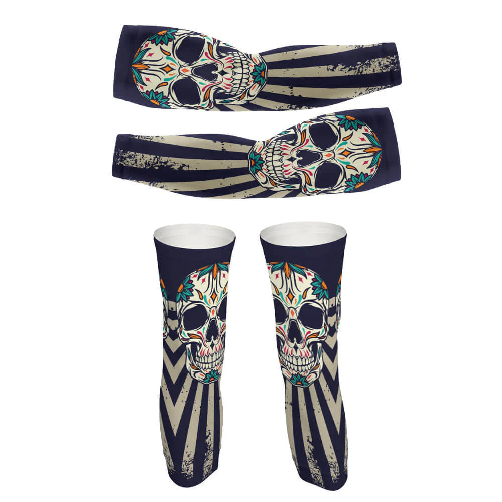 Skull Arm And Leg Sleeves