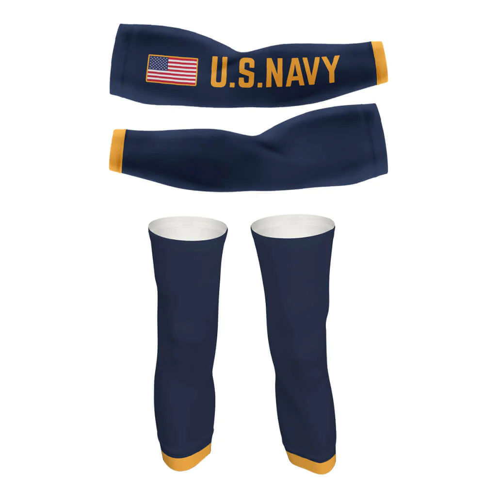 Navy Arm And Leg Sleeves