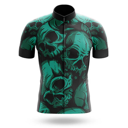 Green Skulls Men's Cycling Kit | Rsscsports