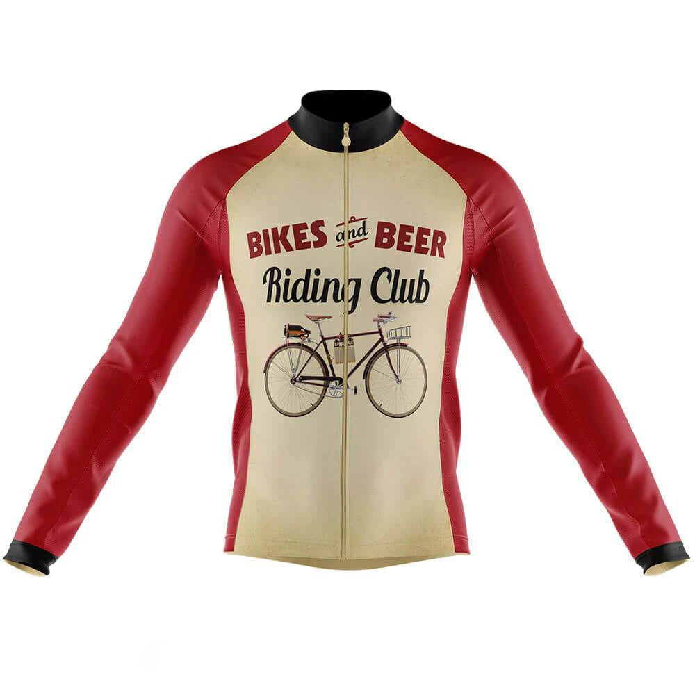 retro cycling gear Retro Beer Riding Club Vintage - Men's Cycling Kit