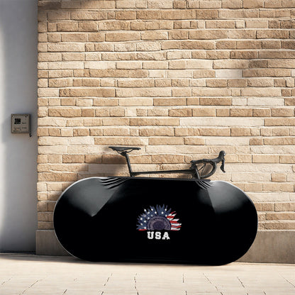Sunflower Patriot USA Bicycle Wheels Cover