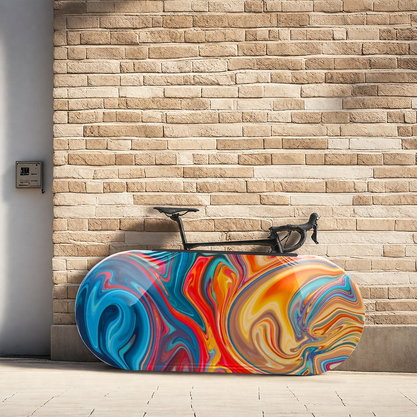 Liquid Marblev Bicycle Wheels Cover