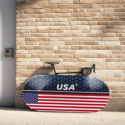 Housse de roue de vélo classique USA 