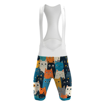 Cartoon Cat Men's Cycling Kit