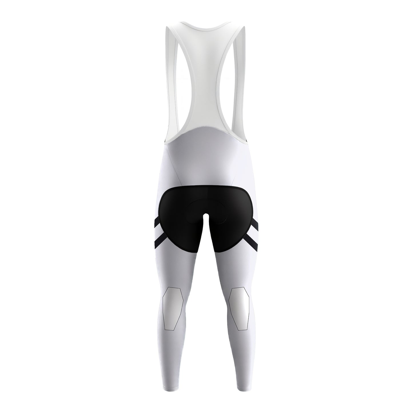 White Combat Suit Men's Long Sleeve Cycling Kit