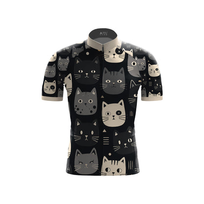 Happy Emoticon Cat Men's Cycling Kit