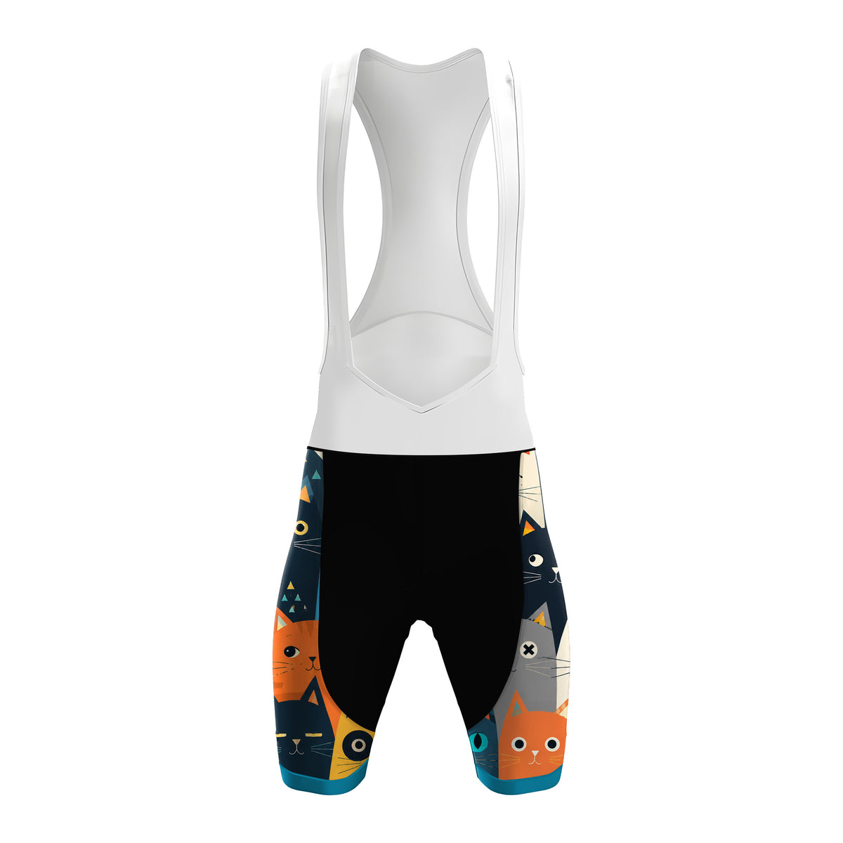 Kurzärmliges Radsporttrikot für Damen mit Cartoon-Katze