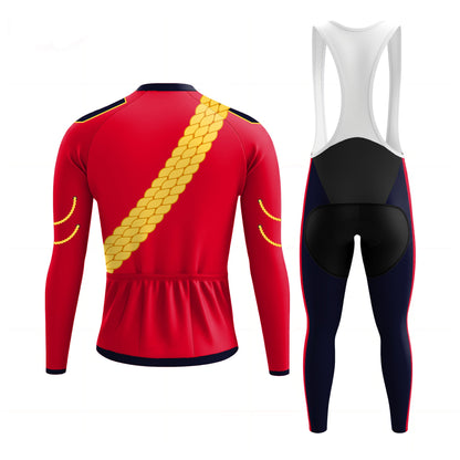 Scarlet Sentinel Men's Long Sleeve Cycling Kit