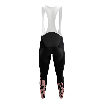 Pink and Black Men's Long Sleeve Cycling Kit