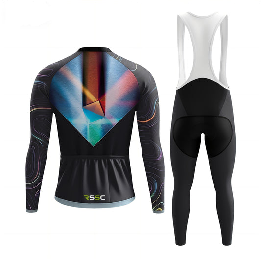 Bike And Smile Langarm-Fahrradset für Herren